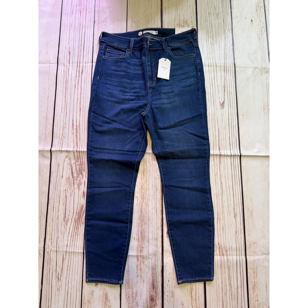 Ms. Cello Womens High Rise Skinny Jeans Dark Wash Size 18 NWT